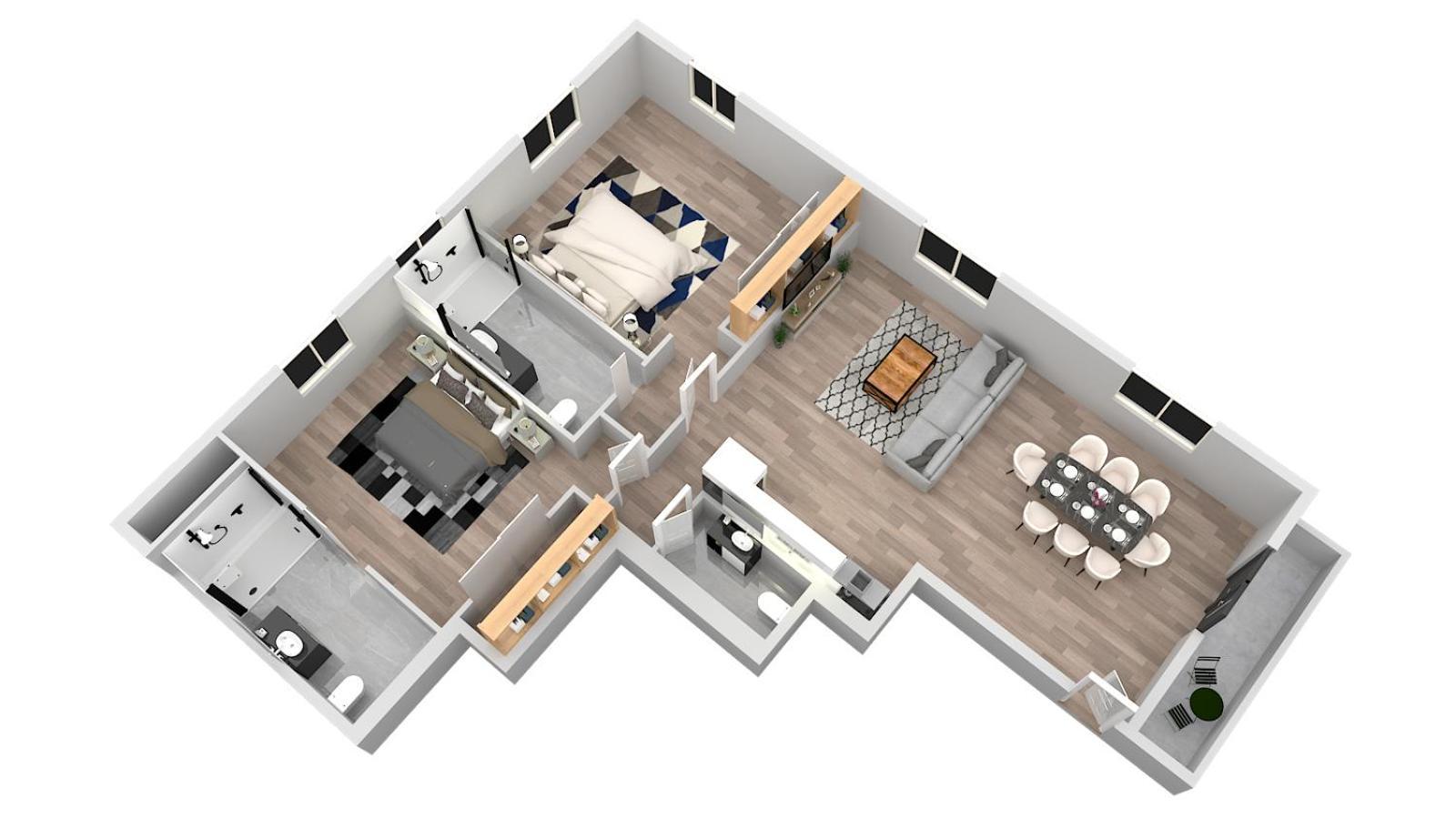 Superbe, T3 Spacieux 78 M2, Neuf, Parking, Balcon Gerde Buitenkant foto